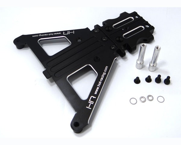 Hot Racing Aluminum Front Bulkhead for Traxxas 1/10 Rally 4X4 and Slash 4x4 LCG