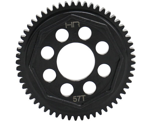 Hot Racing Steel Spur Gear, 57 Tooth/0.8 Mod, for Arrma 1/10 4x4 BLX