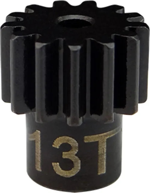 Hot Racing Steel Pinion Gear, 13 Tooth, .6 Module, 2mm Shaft