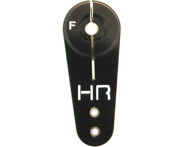 Hot Racing Double Lock Servo Arm, 25 Tooth, for Futaba, Traxxas or Savox (Un-Tapped)