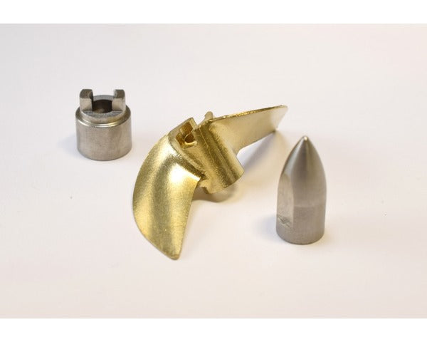 Hot Racing Brass Propeller Set w/ Bullet Nut & Drive Dog-Traxxas M41 & Sparta