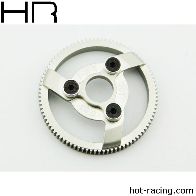 Hot Racing Hard Anodized 90 Tooth 48 Pitch Aluminum Spur Gear