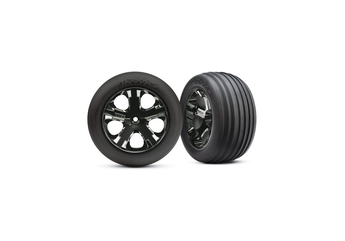Traxxas 3771A All-Star Ribbed Tires Wheels