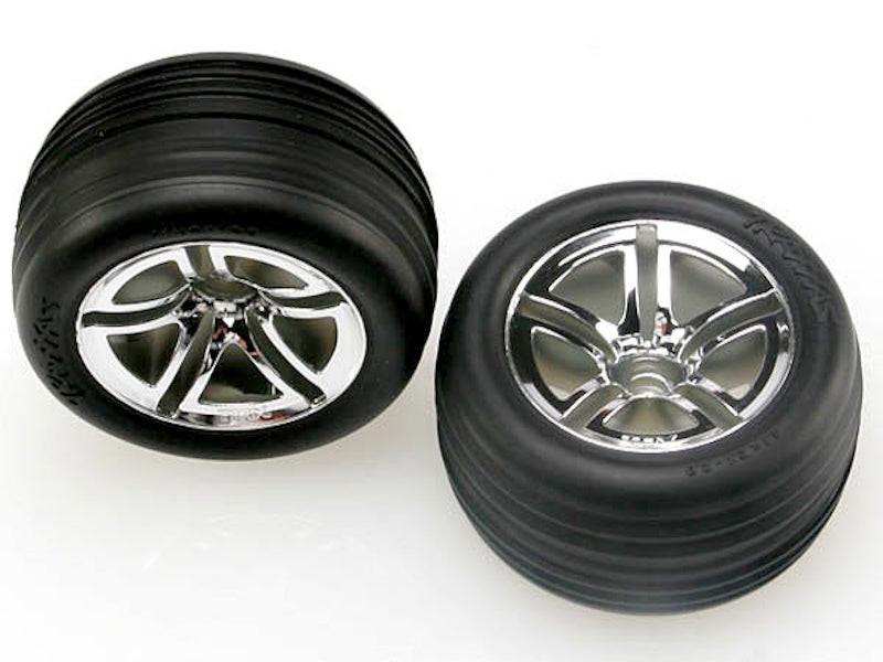 Traxxas 5574 Alias Front Tires On Twin Spoke JATO Rims