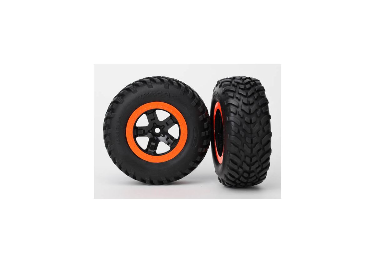 Traxxas 5864 SCT Tires Wheels Front