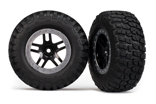 Traxxas 5885 Split-Spoke KM2 Tires Front