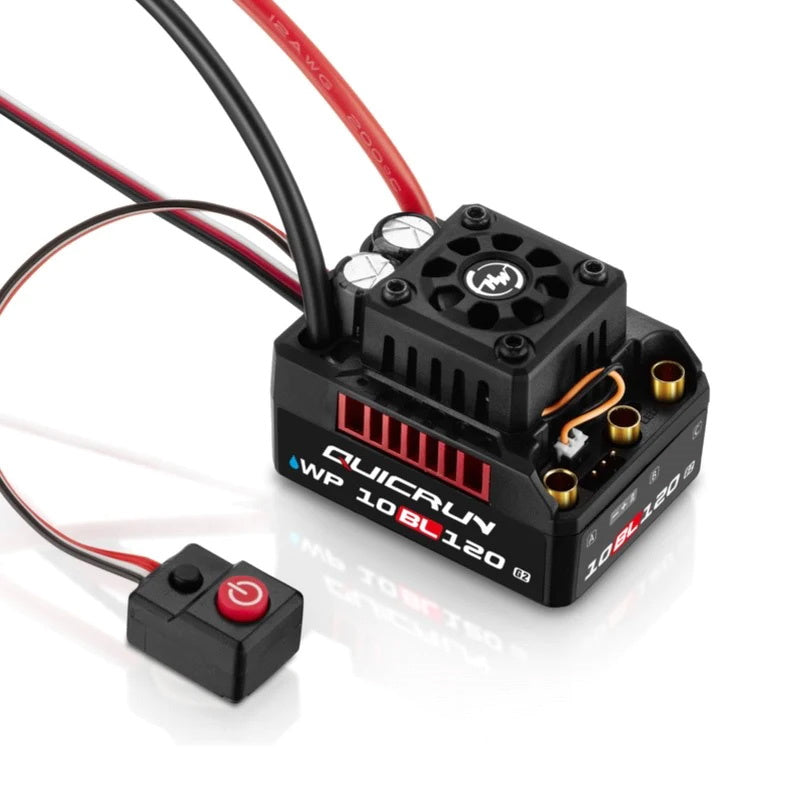 Hobbywing HWI30107200 Quicrun 10BL120 G2 120a ESC - PowerHobby