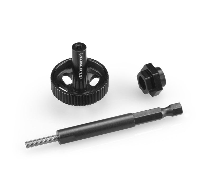 Jconcepts Tire Break-In Drill Adaptor Kit Black