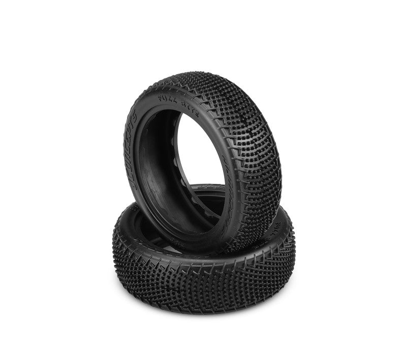 JConcepts 3108-010 Fuzz Bite LP 2.2" 4WD Front Buggy Carpet Tires (2) Pink