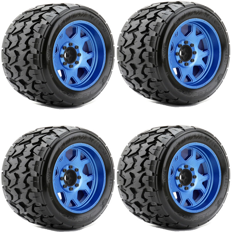 Powerhobby Tomahawk 1/5 Belted Tires Blue (4) FOR Traxxas X-Maxx Arrma (Copy)