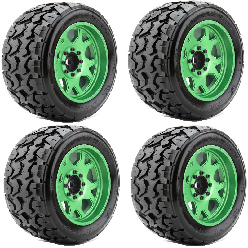 Powerhobby Tomahawk 1/5 Belted Tires Green (4) FOR Traxxas X-Maxx Arrma