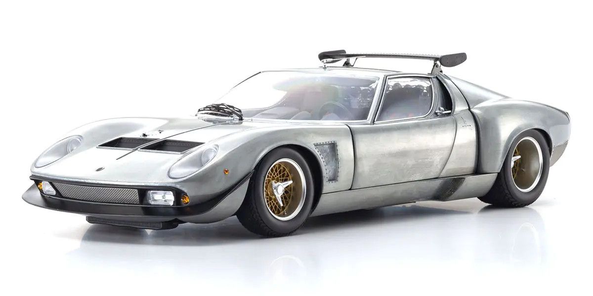 Kyosho KS08625PL Original 1/12 Lamborghini Miura SVR (Polished) Diecast Car