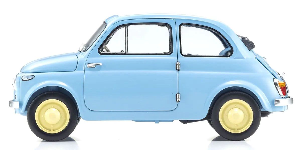 Kyosho ORIGINAL 1/18 Fiat NUOVA 500 (Celeste Blue) Diecast Car