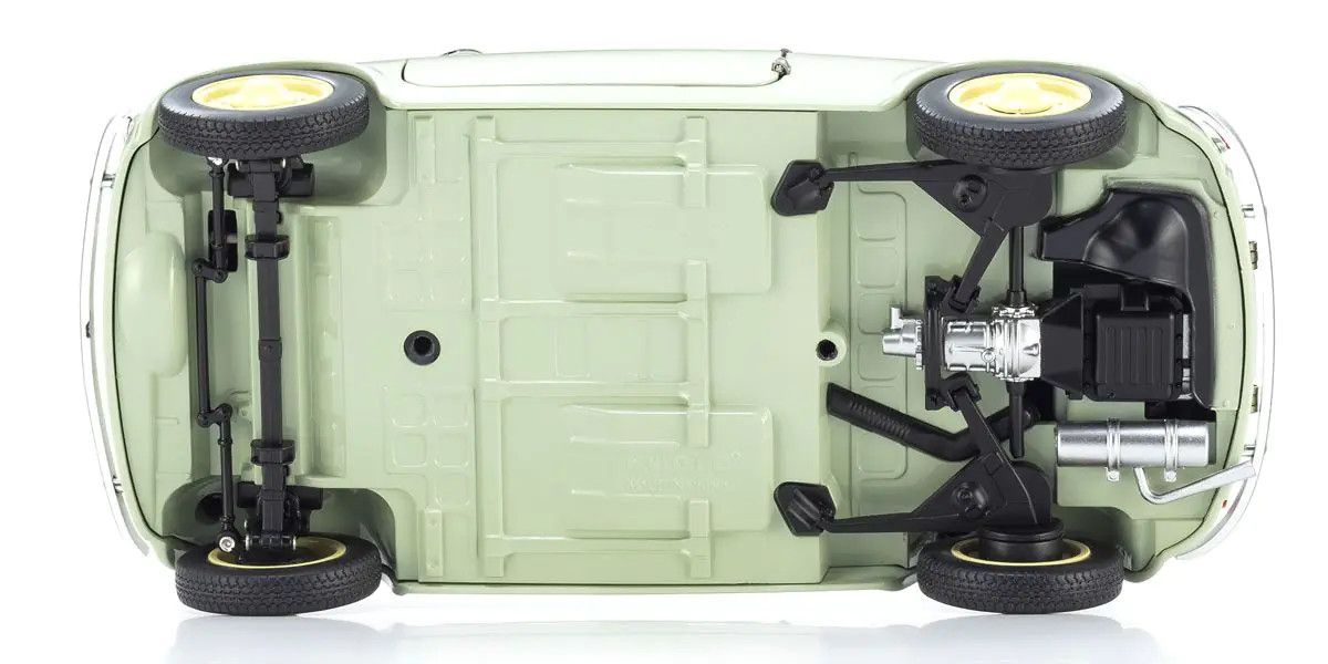 Kyosho KYOSHO ORIGINAL 1/18scale Fiat NUOVA 500 (Green Clear) Diecast