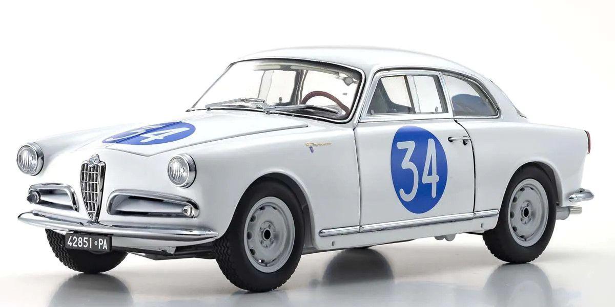 Kyosho 1/18 Scale Alfa Romeo Giulietta SV Targa Florio #34 Model Diecast Car