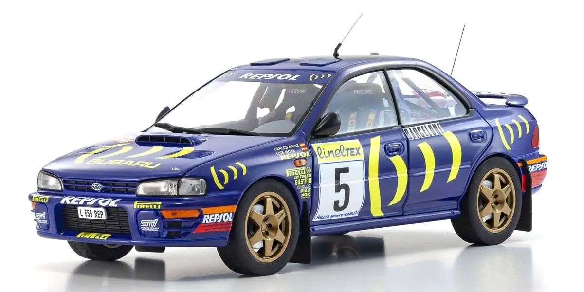 Kyosho 1/18 Scale Subaru Impreza 1995 Monte Carlo #5 Model Diecast Car