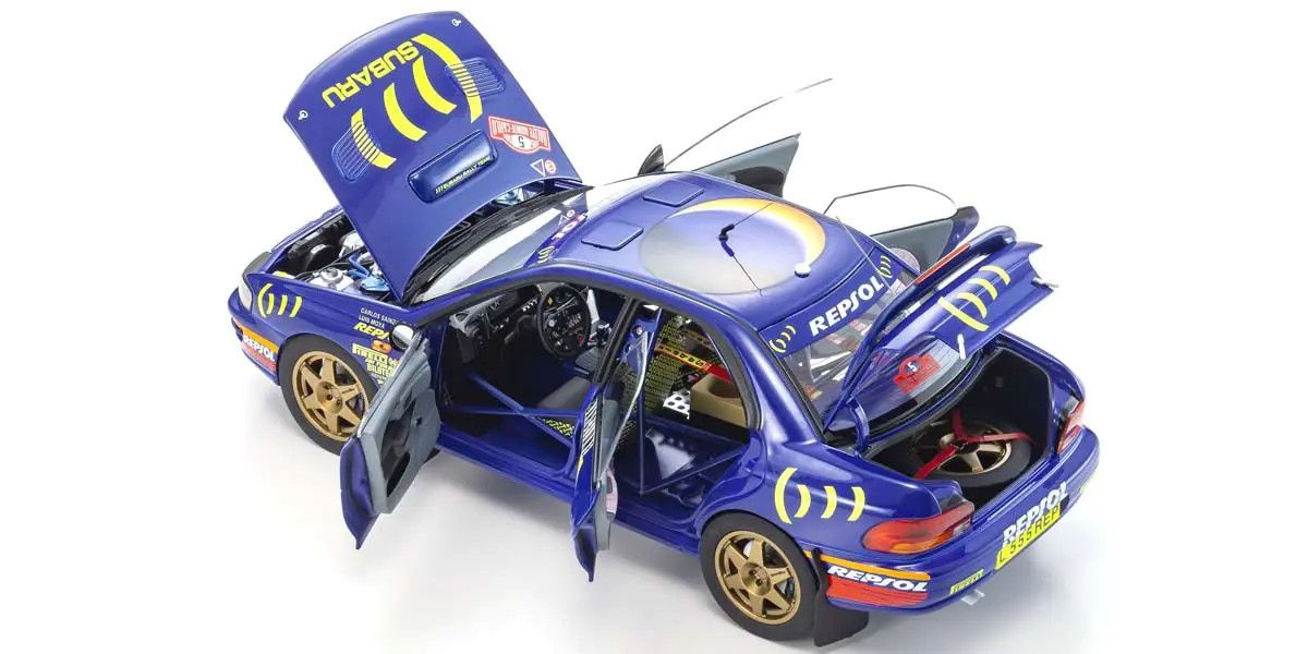 Kyosho 1/18 Scale Subaru Impreza 1995 Monte Carlo #5 Model Diecast Car