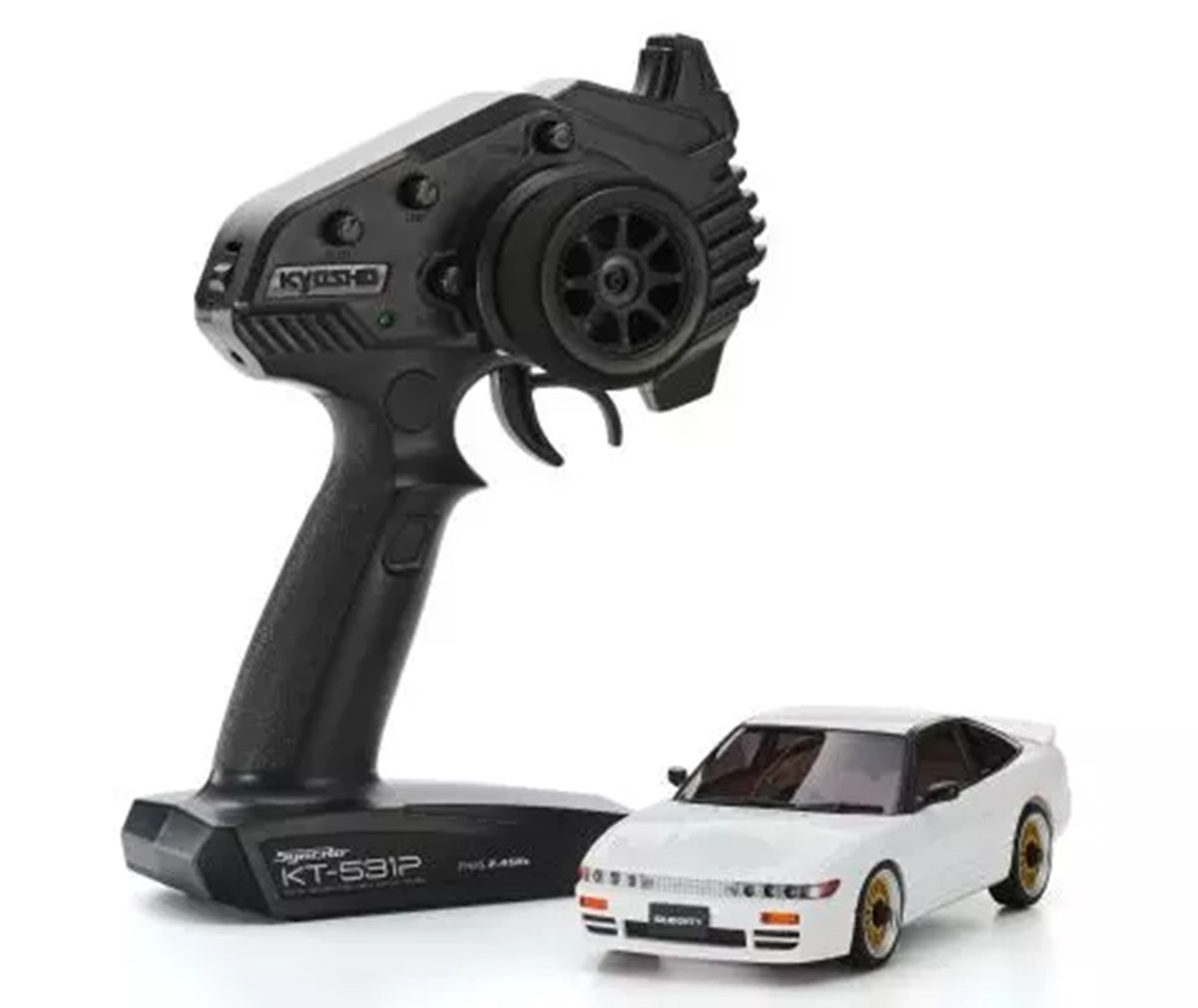 Kyosho MINI-Z AWD Nissan Sileighty White MA-020 Readyset RTR 32660W