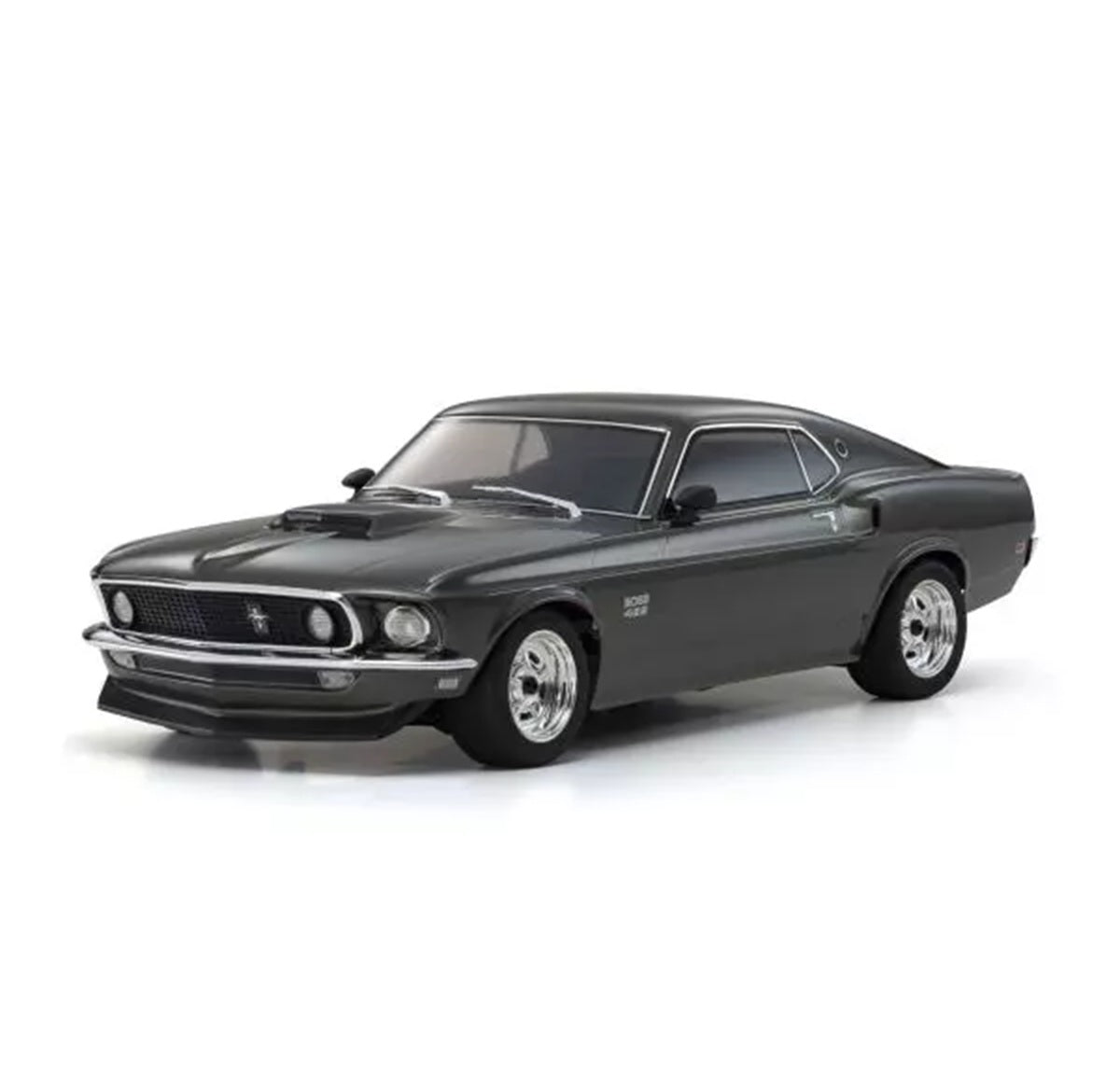 Kyosho 34437T1 Fazer Mk2 1969 Ford Mustang Boss 429 (Black Jade) 1/10 RTR