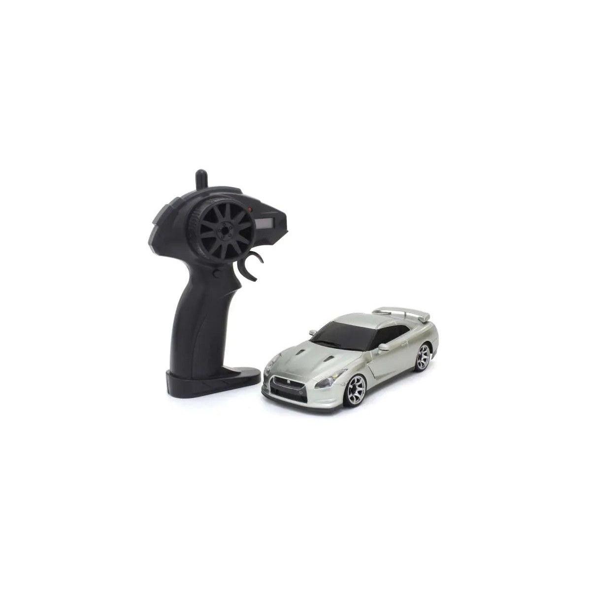 Kyosho 66608A Silver First Mini-Z RWD ReadySet w/Nissan GT-R R35SL Body.