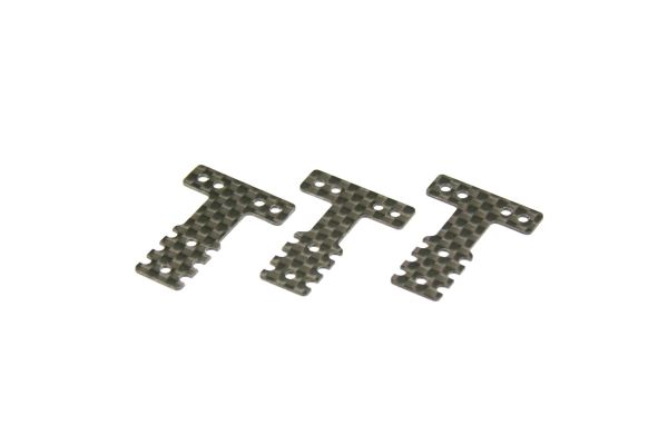 Kyosho MZW403B Carbon Rear Suspension Plate Set (MM/LM)