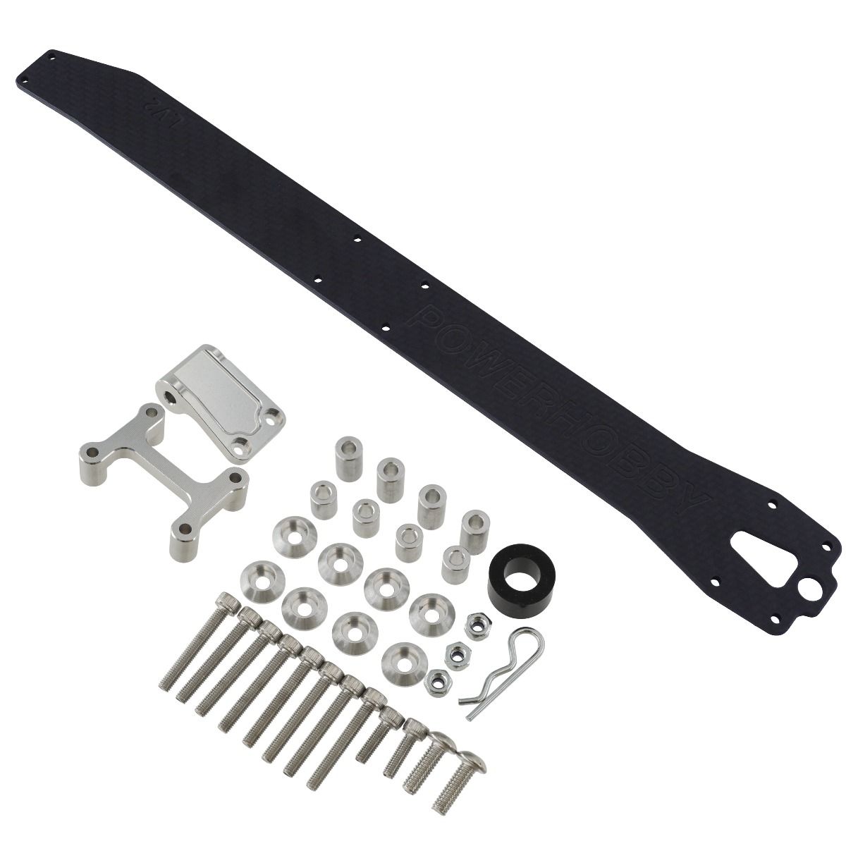 Powerhobby Carbon Fibre Centre Top Deck Brace Arrma 6S Limitless V2 - PowerHobby