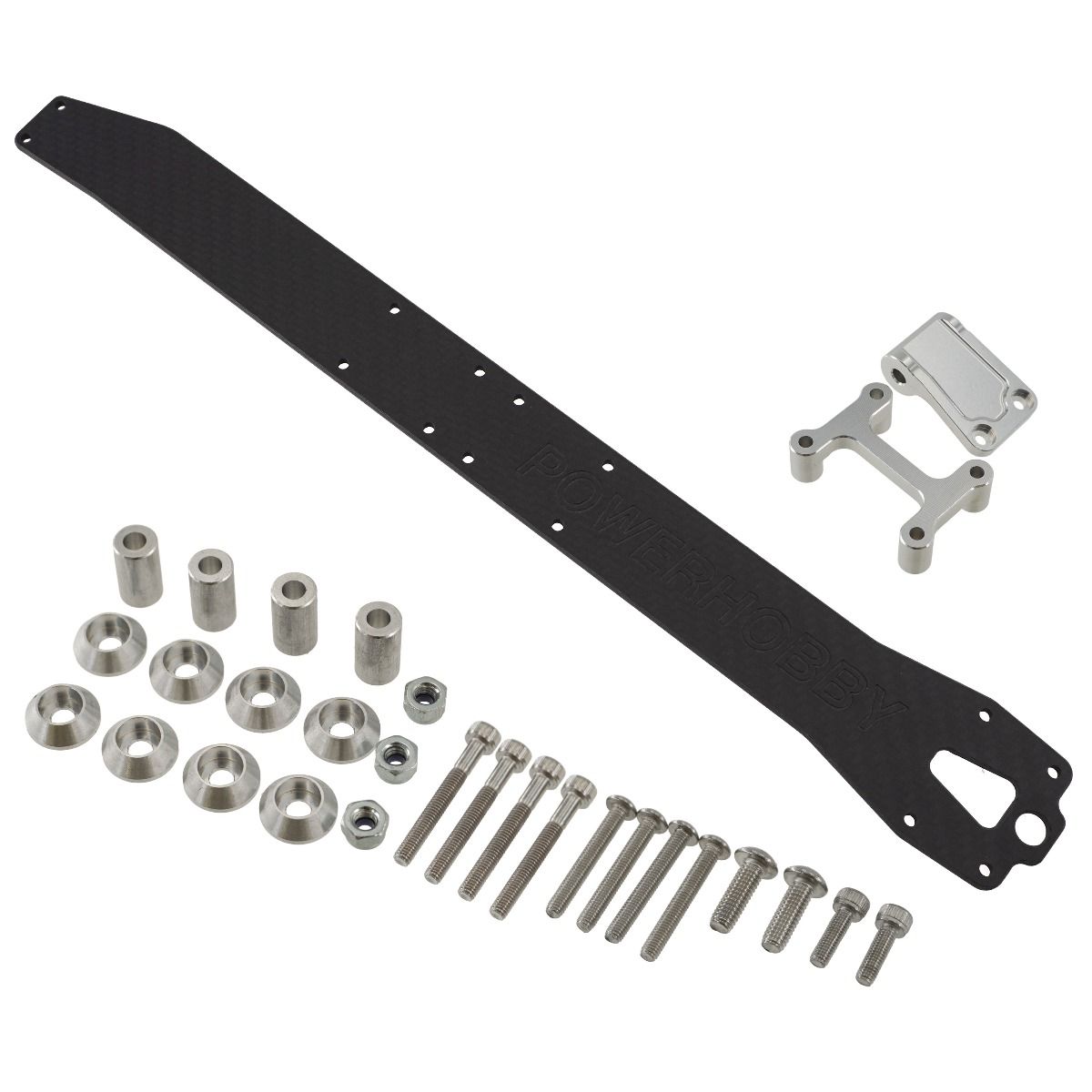 Powerhobby Carbon Fibre Centre Top Deck Brace Arrma 6S Limitless V2 - PowerHobby