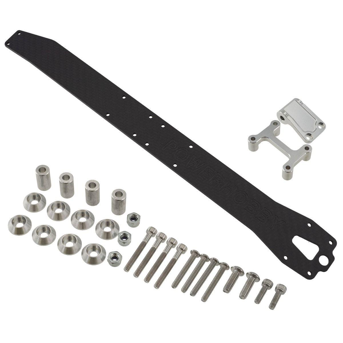 Powerhobby Carbon Fibre Centre Top Deck Brace Arrma 6S Limitless V2 - PowerHobby