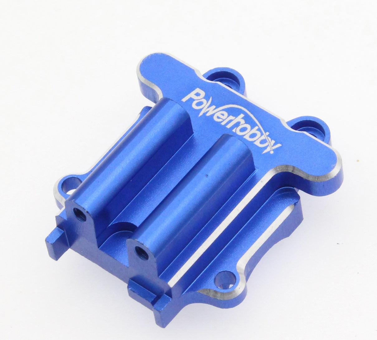 Powerhobby Aluminum Front Gear Box Blue for Arrma GROM
