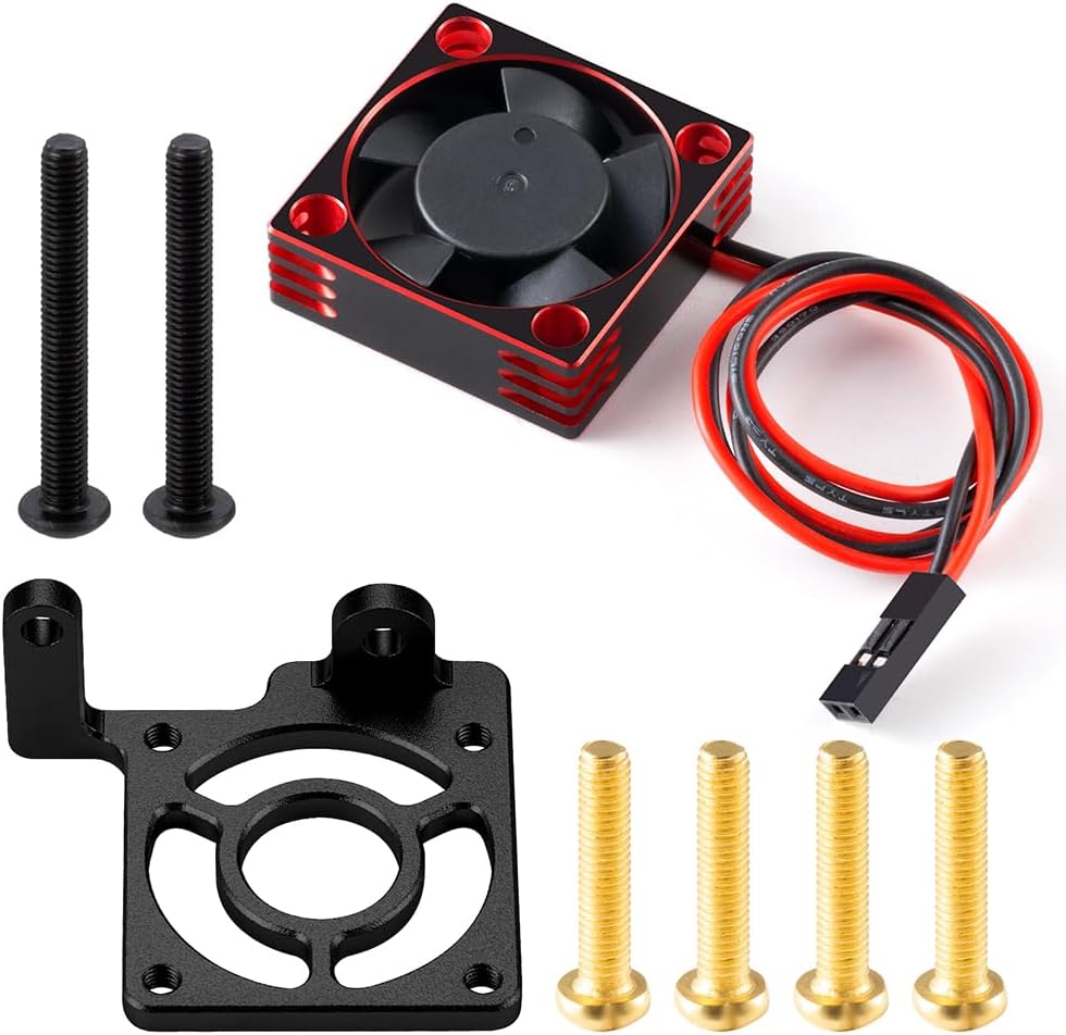 Powerhobby 30x30mm RC Cooling Fan Mount with Heatsink FOR Traxxas Bandit