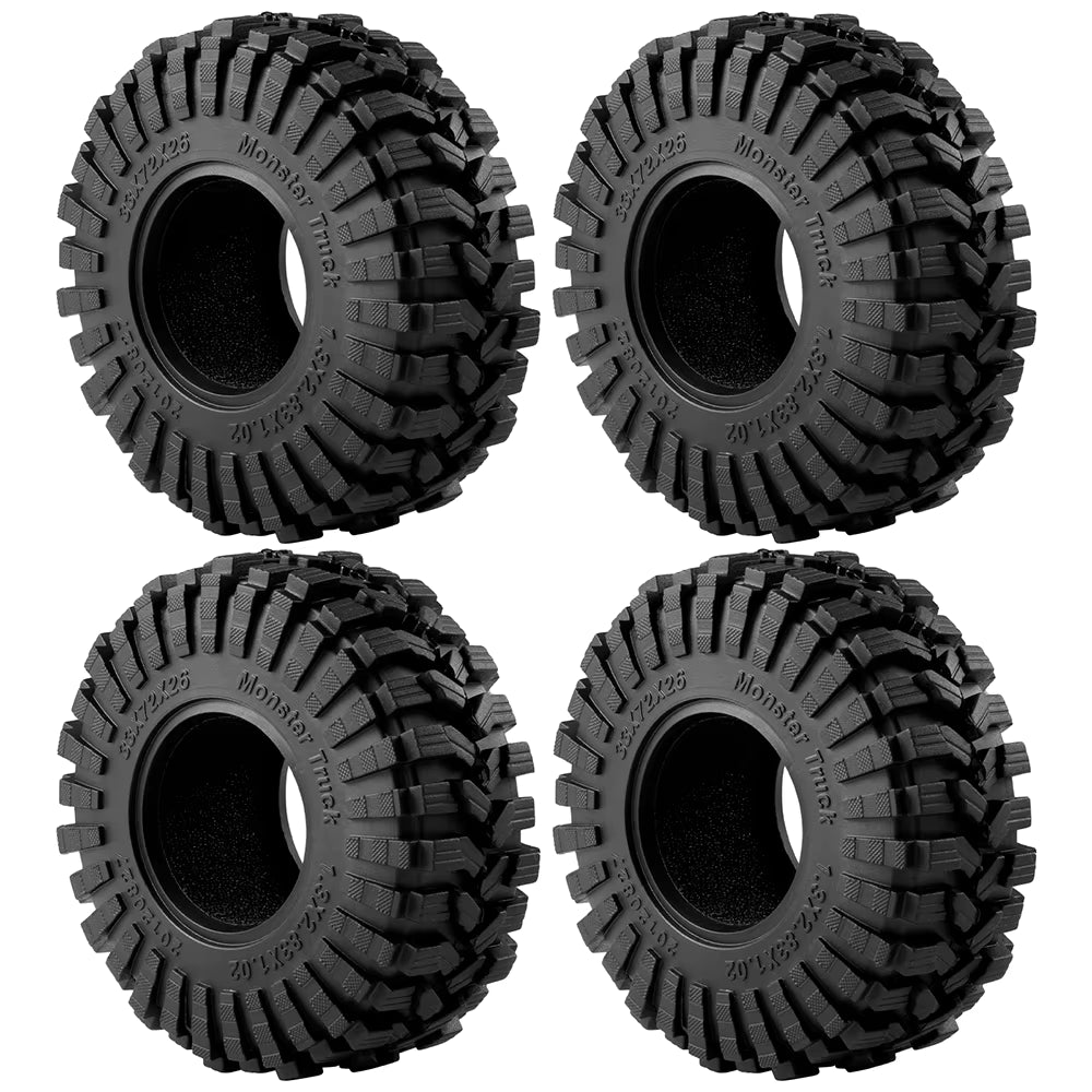 1.3" Tires for 1/24 & 1/18 Rock Crawler TYPE D