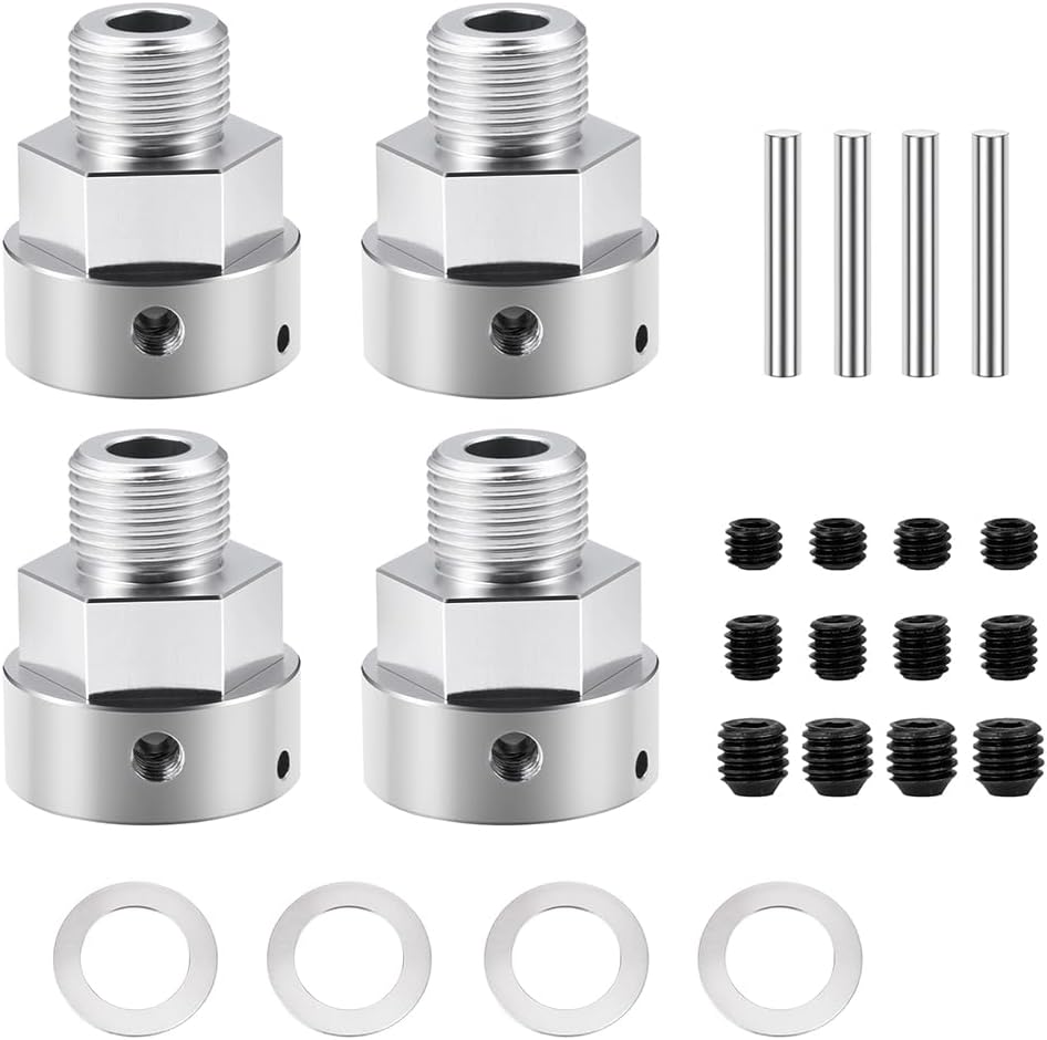 Powerhobby Arrma Typhon 6S +10mm Extended Wheel Hubs Hex Adapters.