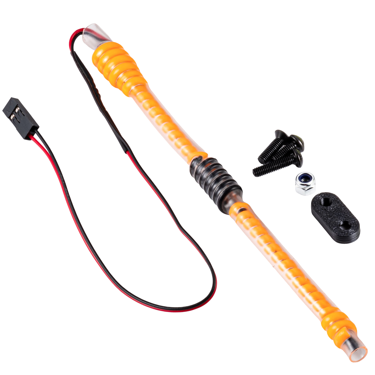 Powerhobby 5" Orange LED Flexible Light Whip.