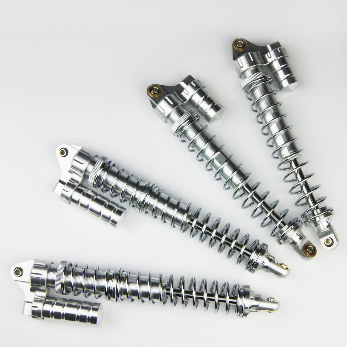 HPI Baja 5b 5T KingMotor 8mm Shaft Front Rear Aluminum PIGGYBACK Shock Silver