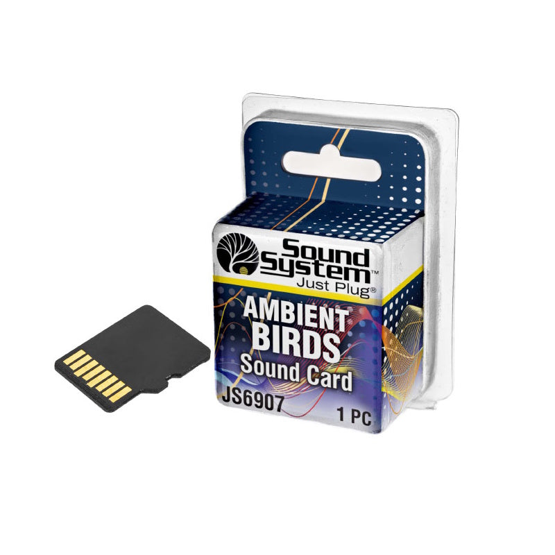 Woodland Scenics JS6906 Just Plug Sound System 2 Blank Sound Cards 2GB