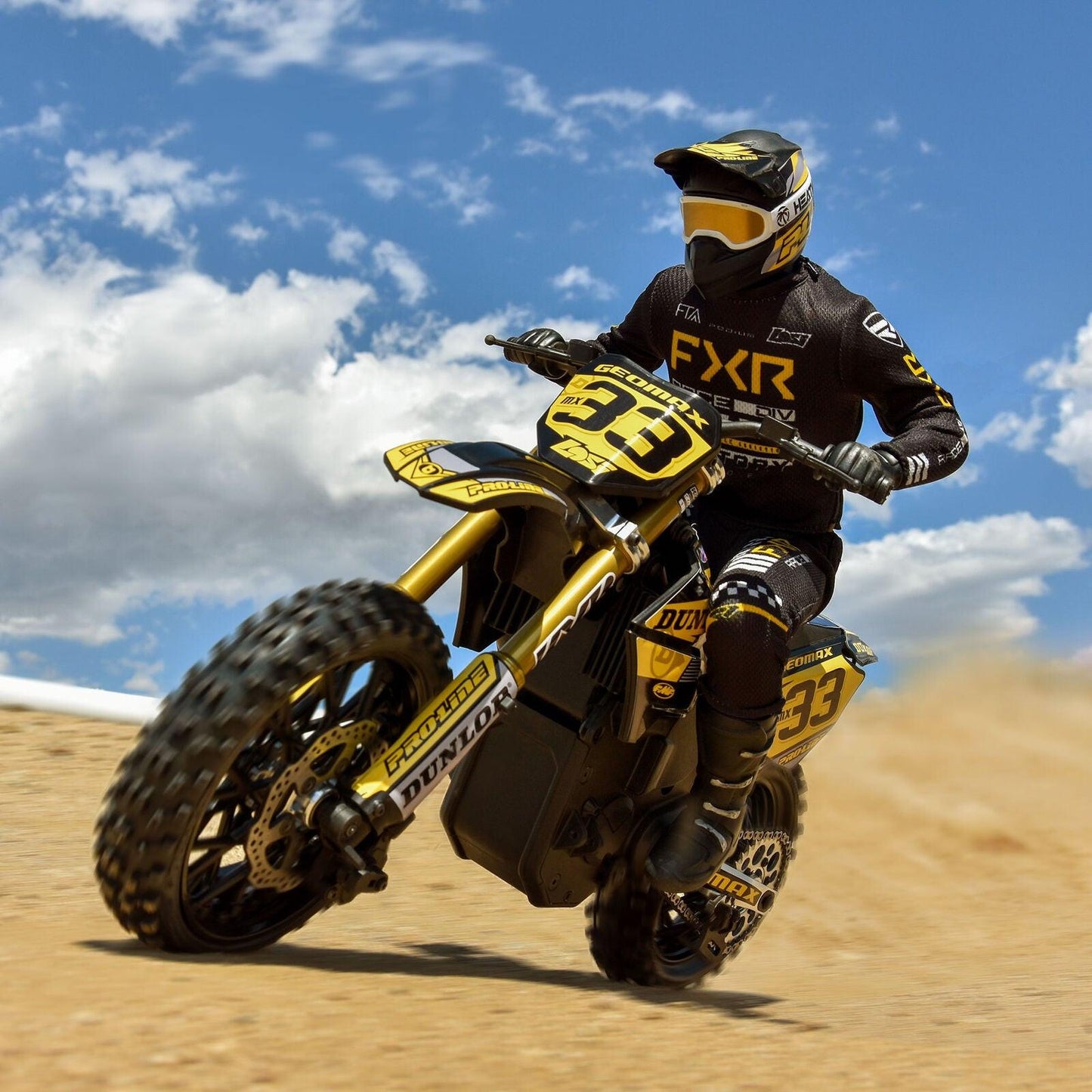 Pro-Line 10229-10 1/4 Dunlop Geomax MX33 CR4 Front Tires Losi Promoto-MX