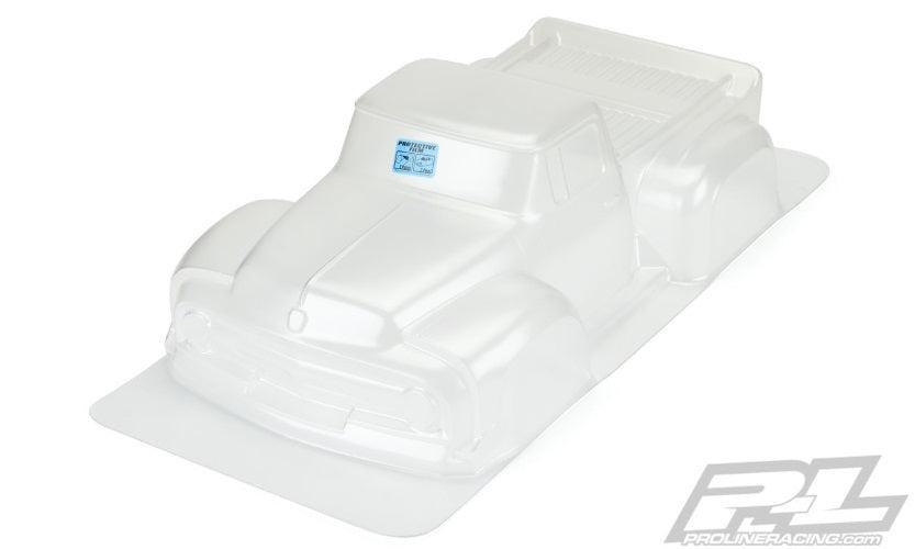 Pro-Line 1956 Ford F-100 Pro-Touring Street Truck Clear Body TRA Slash Rally - PowerHobby