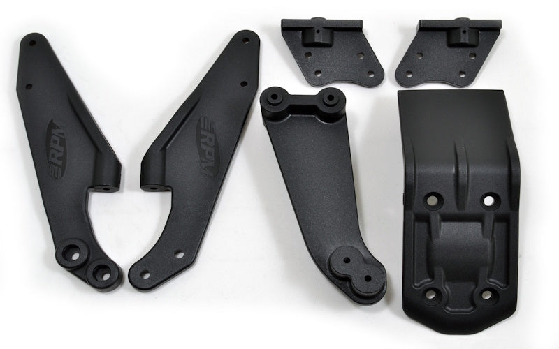 RPM 81592 HD v2 Wing Mounts Black ARRMA Kraton 6S EXB v2