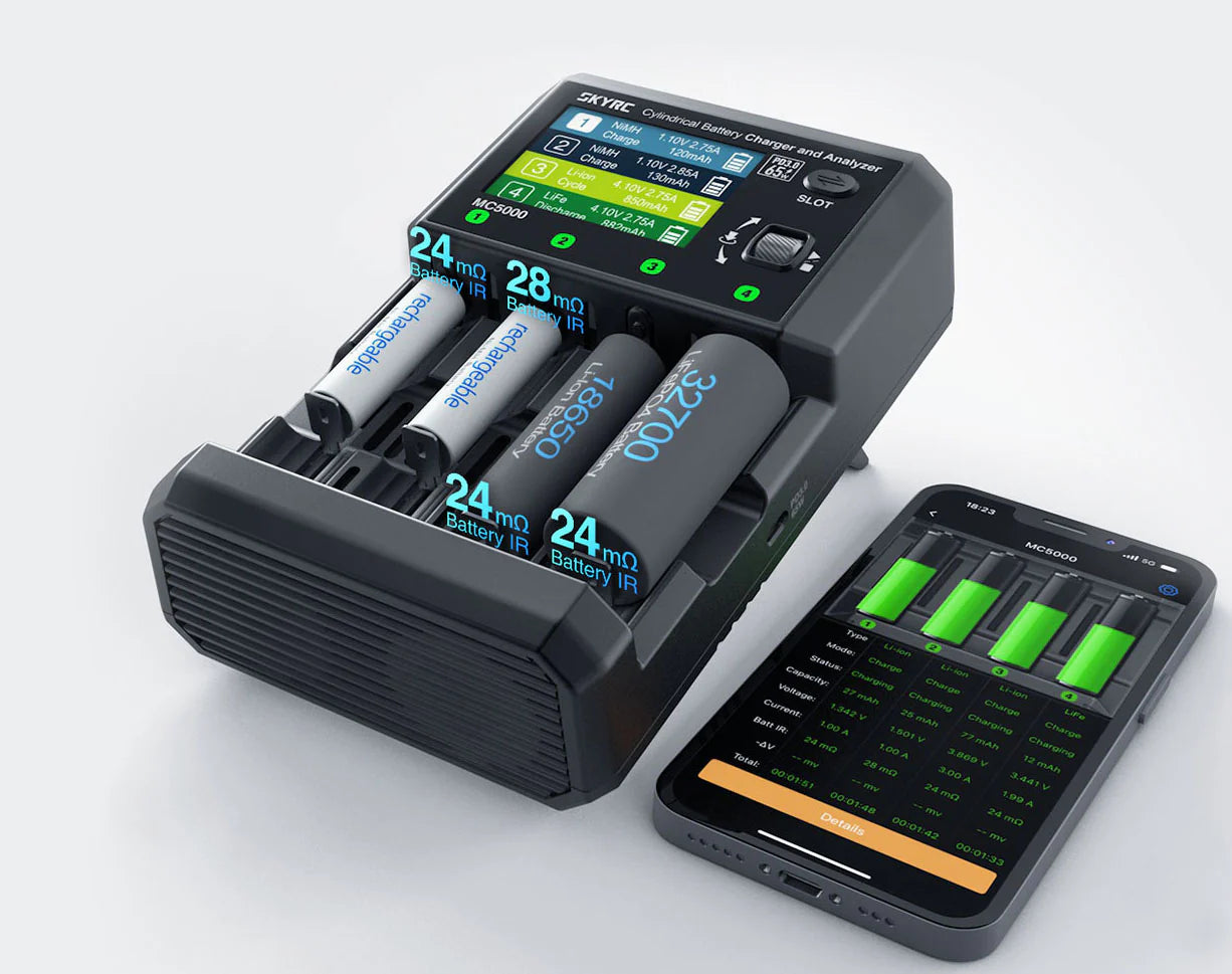 SkyRC MC5000 Maxbuster Battery Charger & Analyzer AA /AAA /18650