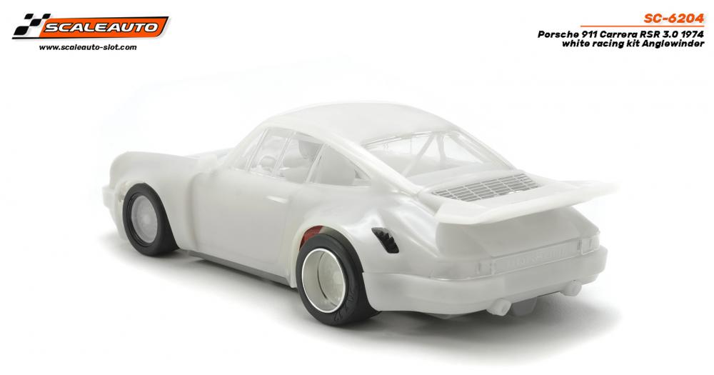 Scaleauto 1974 Porsche 911 Carrera RSR 3.0 White Kit 1/32 Slot Car SC-6204
