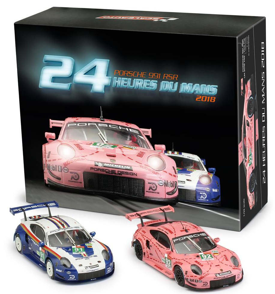 Scaleauto Porsche 911 GT3 RSR Le Mans Winner Twin Pack 1/32 Slot