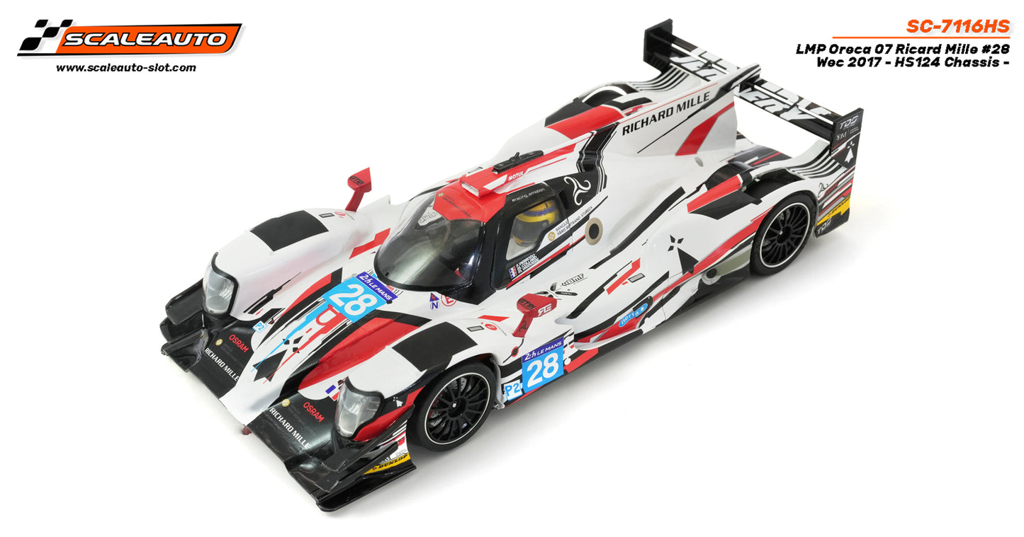Scaleauto Oreca 07 LMP Le Mans 2017 1/24 Slot Car SC-7116HS HS Chassis