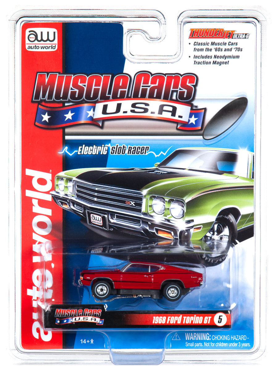Auto World 1968 Ford Torino GT Thunderjet HO Slot Car SC349 fits AFX