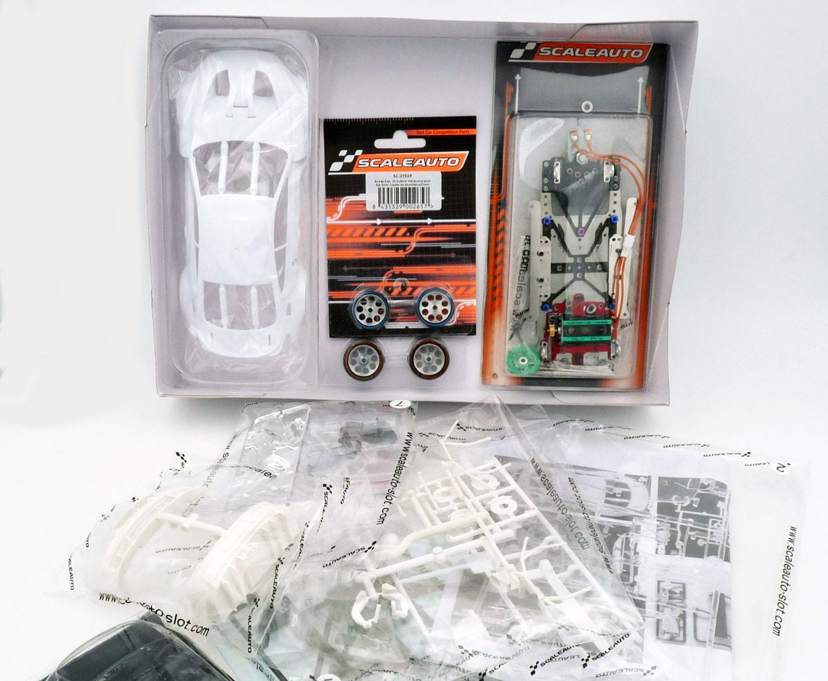 Scaleauto BMW M8 GTLM Daytona 24H Winner White Kit 1/24 Slot Car SC-7108RC3
