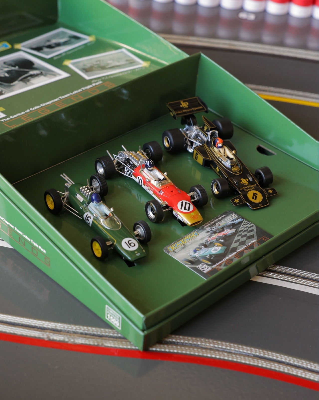 Scalextric C4184A Lotus 25 49 72 GP Triple Pack 1/32 Slot Car Jim Clark Graham Hill