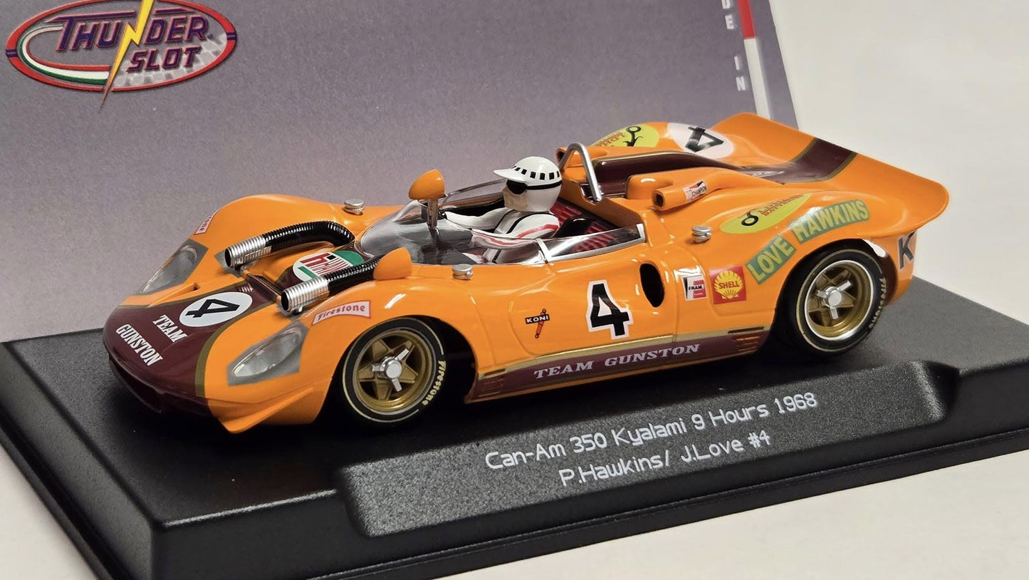 Thunderslot Ferrari 350 Gunston Can-Am Kyalami 9 Hours 1968 Thunder 1/32 Slot Car CA00603