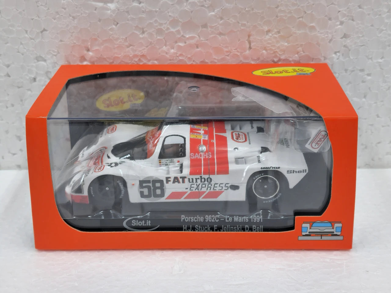 Slot.it Porsche 962C 24h Le Mans 1991 FAT 1/32 Slot Car SICA52A