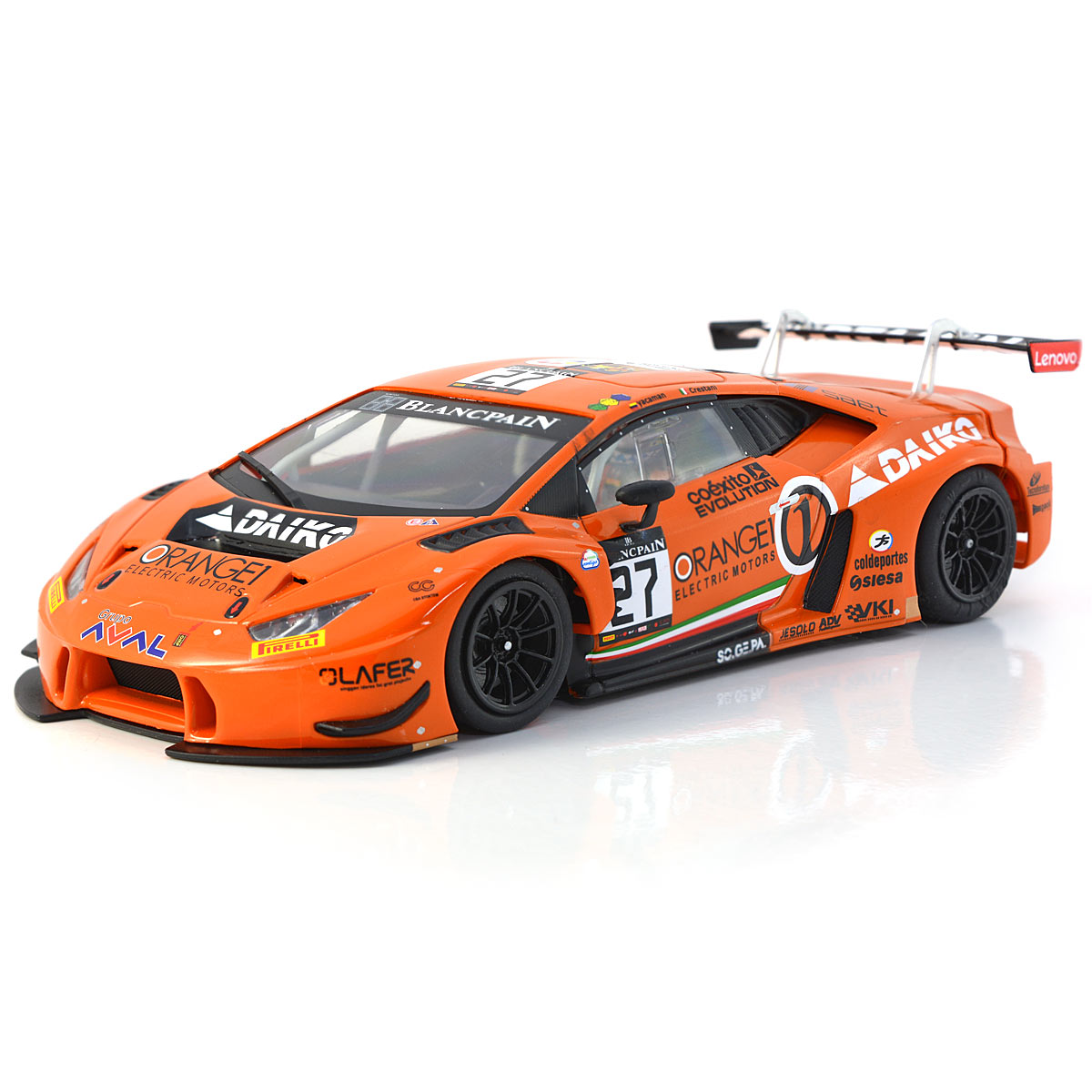 Racer Sideways Lamborghini Huracan GT3 Team Lazaruz 1/32 Slot Car SWCAR01D