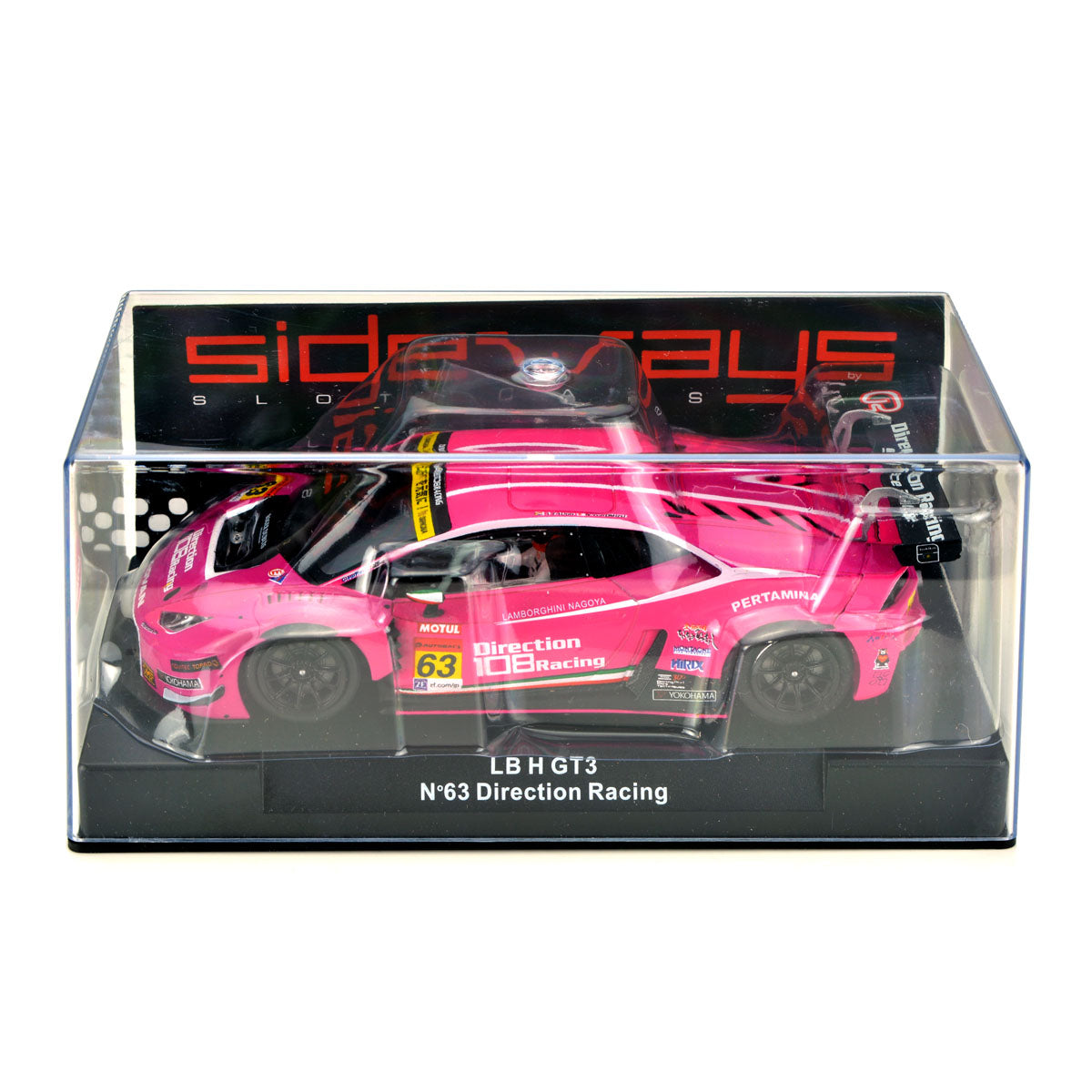 Racer Sideways Lamborghini Huracan GT3 Direction Racing 1/32 Slot Car SWCAR01L