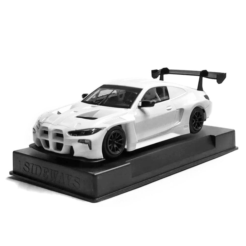 Racer Sideways BMW M4 GT3 White Unpainted Kit 1/32 Slot Car SWCAR09K